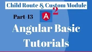 angular 2: child route & custom module