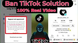 TikTok Appeal Not Approved Problem solution | Appeal Not Approved 😔 | TikTok Ban appeal submitted |