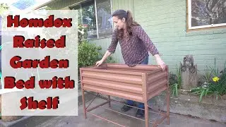 Homdox Raised Garden Bed with Shelf Product Review