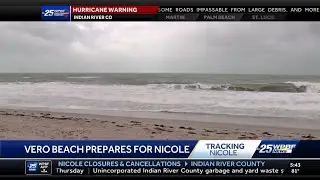 Vero Beach prepares for Tropical Storm Nicole