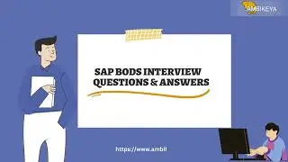 SAP BODS (Business Objects Data Services) Interview Questions and Answers (2023)