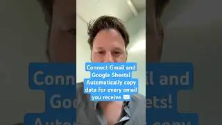 Connect Gmail to Google Sheets! Easy Integration to Copy Email Data! #emailautomation #emailworkflow