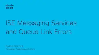 ISE Messaging Services and Queue Link Errors