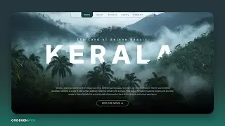 Creating A Simple Parallax Website Using HTML and CSS  | Travel Website 