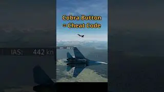 F-16 Defeated by SU-27 "Cobra Button" #dcs #simulation