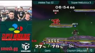 SN3 Top 32 - Qerb (G&W) vs Captain Smuckers (Captain Falcon) Losers Round 2