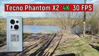 Видео с камеры смартфона Tecno Phantom X2  4К  30 FPS  Оригинал Оптическая + цифровая стабилизация