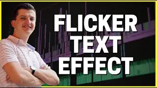 How To Do Flickering Text Effect In Premiere pro