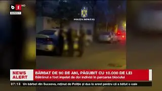 BĂRBAT DE 90 DE ANI, PĂGUBIT CU 10.000 DE LEI_Știri B1TV_3 apr. 2024