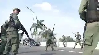 A video of the clashes in Venezuela