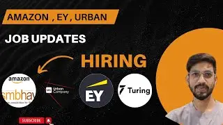 PWC , EY , Amazon , Turing Hiring | OFF Campus Drives For 2025 , 2024 , 2023 Batch Hiring | Freshers