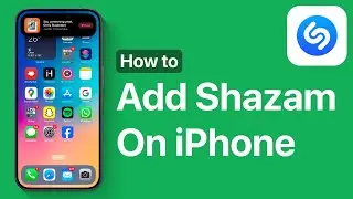 How To Add Shazam To iPhone 16 | iOS 18 Control Center