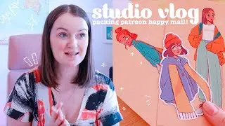 ✱ STUDIO VLOG ✱ big things are happening! balancing mum life, packing orders & patreon happy mail!