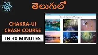 Chakra UI crash course in telugu