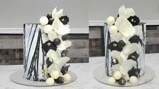 New Chocolate "Bark" Wrap Cake | Easy Chocolate Cake Decorations| Cake Decorating Trends