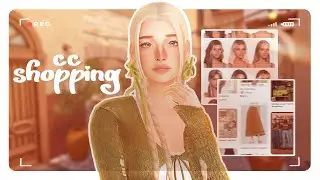 пополняем папку mods 🐝🌼|| cc shopping || sims 4 stream