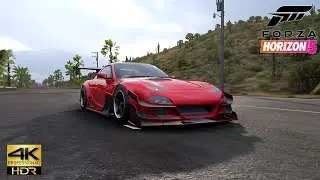 Forza Horizon 5 Dayly forzathon challenge super speeder 10 speed skils in a mazda rx 7 series 9 autu