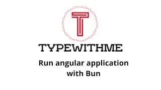 Run an angular application with bun