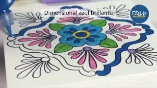 Como realizar un falso azulejo con dimensionales 3d Eq Arte?