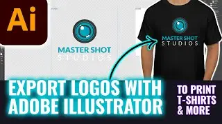 How to Export High Quality Logos & Designs for Printing a T-shirt and More in Adobe Illustrator