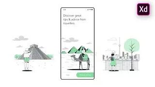 Onboarding Screen Animation Using Adobe xd 2020 | UIUX