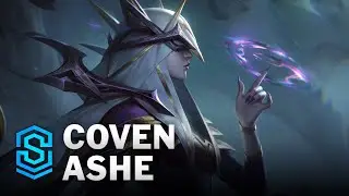 Coven Ashe Skin Spotlight - League of Legends