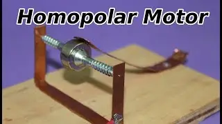 Horizontal Homopolar Motor