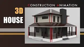 3D house animation | Full HINDI tutorial available @easygraphics09 #blenderanimation  #3danimation