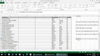 HOW TO SPLIT DATA IN ONE EXCEL COLUMN TO TWO OR MORE COLUMNS AND HOW TO MERGE DATA