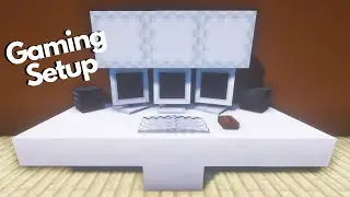 Minecraft: Gaming Setup Build Tutorial