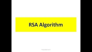 RSA Algorithm