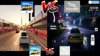 RACING MASTER VS REAL RACING 3 GAMEPLAY COMPARISON MAX SETTING 2021