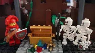 Lego Knight vs. Skeletons for TREASURE!