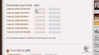 How to Download Fonts on a PC using Firefox