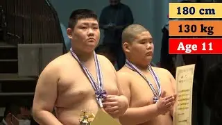 Sumo's 11-year-old giant: Yuya Okayama　11歳の相撲巨人 : 岡山裕弥総集編