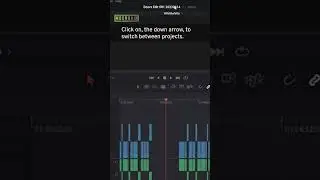 Open multiple projects, in DaVinci Resolve. How to?