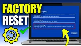 How To Reset To Factory Settings On Asus Laptop