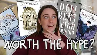 i read 4 hyped new books to tell you if they are worth it *no spoilers*