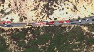 1 dead after car goes over cliff on Angeles Crest Highway