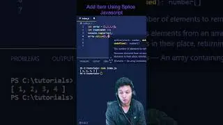 Add element in an array using splice function 🔥 | Splice function | JavaScript Interview Question