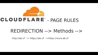Cloudflare Page rules |  pages without WWW  | http/https redirects | page order matters!