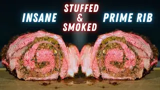 INCREDIBLE Stuffed & Smoked Prime Rib on the Lone Star Grillz Pellet Grill