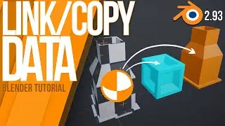 How to link or copy properties of an object? | Blender 2.9 | Tutorial