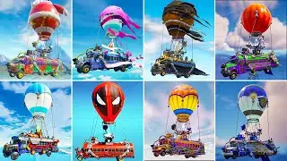 Evolution of Fortnite Battle Bus Themes (Season 1 - Season 26)