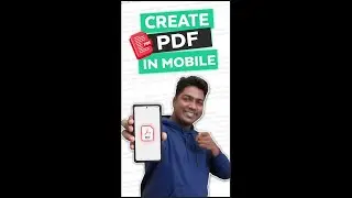 How to Create a PDF file on your Mobile