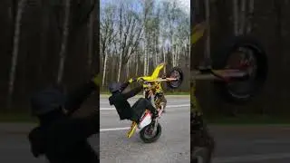 Разложился на мотарде       #motard#stunt#suzuki