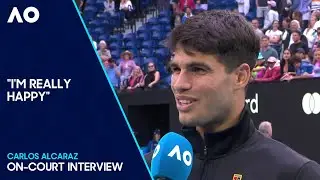 Carlos Alcaraz On-Court Interview | Australian Open 2024 Second Round