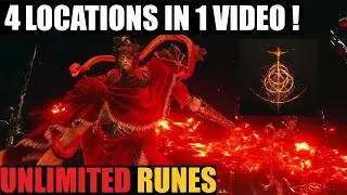 Elden Ring DLC - Unlimited Rune Glitches , 4 LOCATIONS IN ONE VIDEO ! 1.13 Patch ( 2024 )