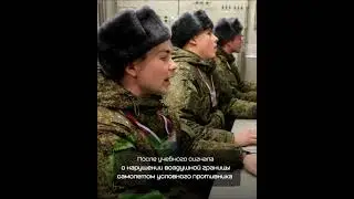 "Triumph" of Russian anti-aircraft gunners