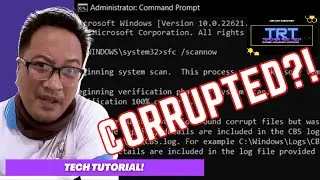 Paano Magrepair ng Corrupted System Files? SFC Tutorial!